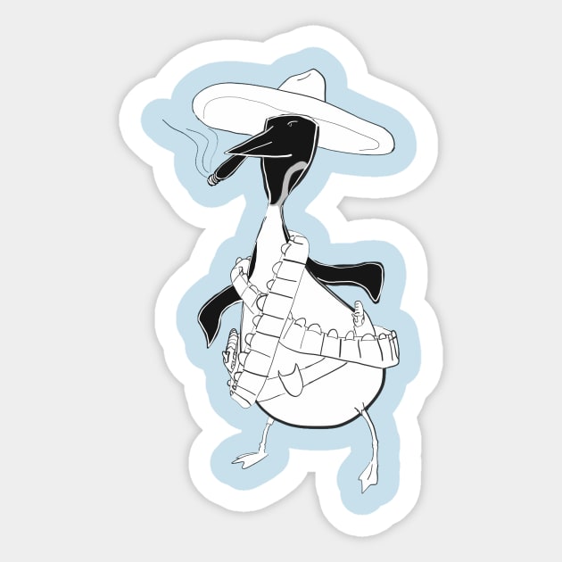 Cowboy Penguin Sticker by WhereyBeary